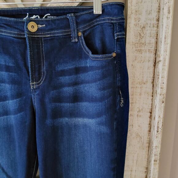 INC International Concepts Size 6 Super Stretchy Curvy Skinny Leg Denim Jeans - Picture 5 of 8